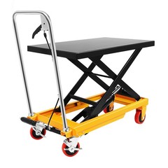 500lbs Hydraulic Lift Table Cart Steel Scissor Lift Table Hydraulic Lift Trolley