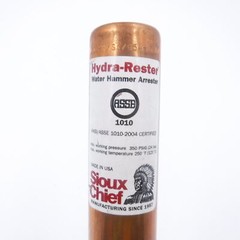 Sioux Chief 654-C Hydra-Rester Water Hammer Arrestor 1″ Copper MIPT