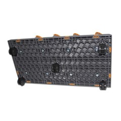 US Detachable Free Assembly Mobile Material Floor Rack for Vinyl with 2 Modules