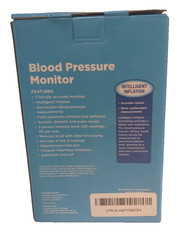 Amazon Basic Care Home Blood Pressure Monitor with Wide Range Arm Cuff