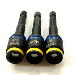 Reversible Magnetic Hex Chuck by Malco 1/4″ & 5/16″ Slim Profile Tips MSHC Combo