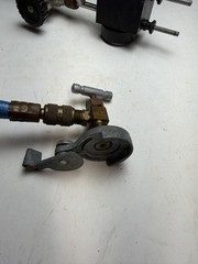 College Lab Made gas chamber laser project