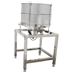 Electric Circular Vibrating Screen Sieve with 30+60 Mesh Screens Double Layers