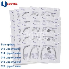 Dental Ortho Elastic Niti Arch Wire Round Natural Form Bracket Braces