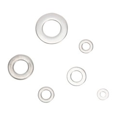 660 Pieces of 304 Stainless Steel Washers Flat Washer Assortment Kit 6 Sizes New