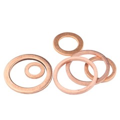 3mm – 60mm Marine Copper Sealing Washers Rings Flat Gasket Metric Various Sizes
