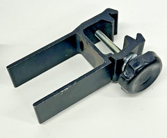 Heavy-Duty Adjustable Table Edge Clamp Mount Bracket w/Threaded Knob (Steel)