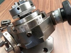 4″ PRECISION TILTING ROTARY TABLE w. 3″/65mm 3-jaw chuck Part#TTSK-100CK- NEW