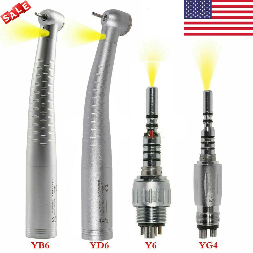 KaVo Style Dental Fiber Optic LED Turbine Handpiece / Quick Coupler 4/6 Hole st