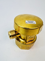 Kidde-Fenwal 81-872442-000 Brass Discharge Head, Grooved Nut for ADS and CO2