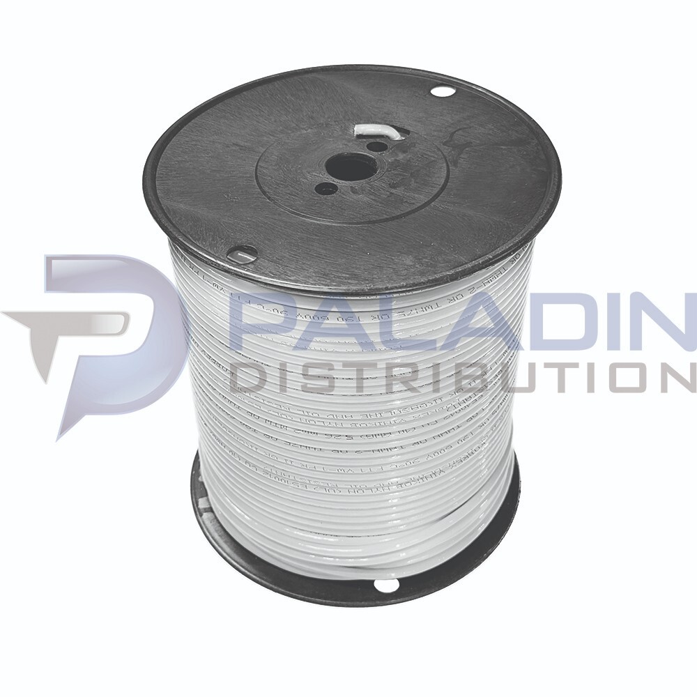 #10 AWG Gauge 600V THHN Stranded Copper Wire UL Listed – White 500 FT