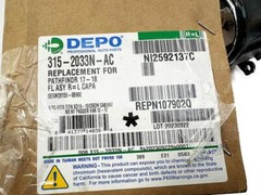 Depo 315-2033N-AC Fog Light RH Chrome Housing Clear Lens NEW FREE FAST SHIP