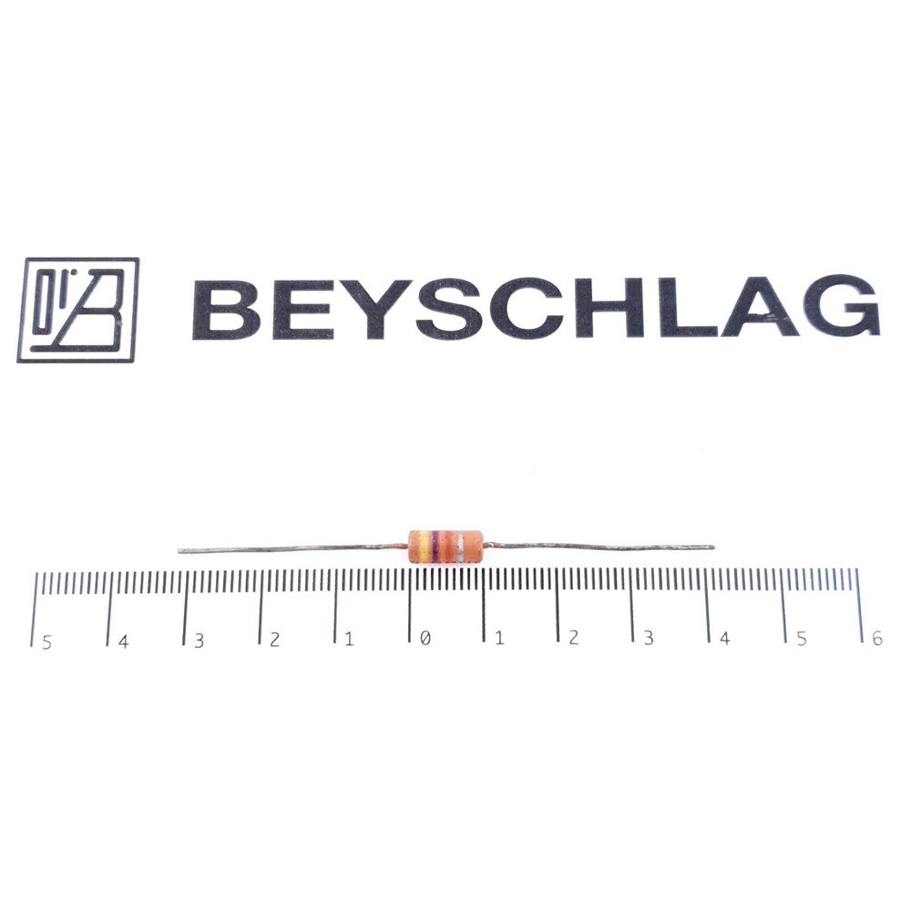 1 X 1/4W 47K 10% VINTAGE BEYSCHLAG RESISTOR. NOS. C1949U14F210924