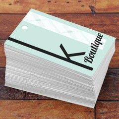 2″ x 3.5″ Custom Printed Clothing Tags ~ Hang Tags ~ Custom Tags ~ Business tag