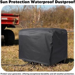 Outdoor Generator Cover 600D Oxford Fabric Waterproof UV Resistant Protection…