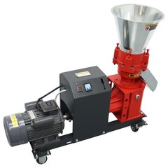 Chicken Feed Pellet Mill Machine arm Feed Granulator 4-Head Rollers 220V 1Phase