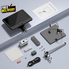 AD210 10.1 Inch LCD Digital Microscope for Adults Soldering Microscope for……