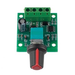 BOJACK Low Voltage DC Motor Speed Controller PWM 1.8v 3v 5v 6v 12v 2A black