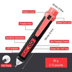Voltage Electric Tester Volt Detector Test Pen Non-Contact Sensor AC DC 12-1000V