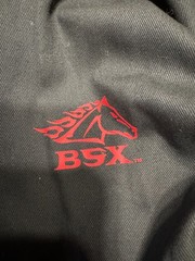 Revco BX9C Welding Jacket, Black with Red Flames 2XL