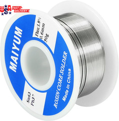63-37 Tin Lead Rosin Core Solder Wire for Electrical Soldering (0.6Mm 50G)