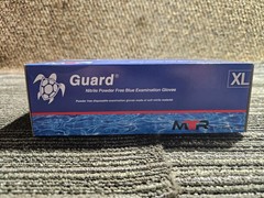 (QTY 1000) MTR Guard Nitrile Exam Glove 5 Mil Palm Powder-Free XL Blue 93005