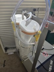 Byron Medical PT-ASP-lll-110 Aspirator System w/ Canisters IV Pole & Rails