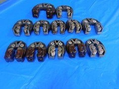 12PCS VARD SNAP THREAD GAGES 3/8-24, 5/16-24, 7/16-18, 1/2-20 NS-3 NF-3 CLASS 3