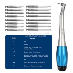 Dental Universal Implant Kit Torque Wrench Contra Angle Handpiece & 16 Drivers