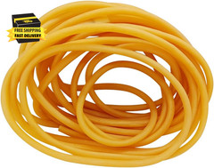 Natural Latex Rubber Tubing,2Mm(5/64″) ID X 4Mm(5/32″) OD 1 Meter Surgical Tubin