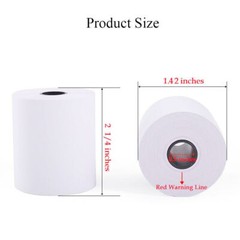 2 1/4″ x 50′ 85′ 3 1/8″ x 230′ Thermal Receipt Paper Credit Card Cash Register