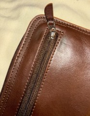 Vintage Franklin Covey Nappa Leather Planner Binder; Brown