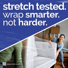 18 Stretch Film Wrap 1200ft Stretch Clear Cling Durable Adhering Packing