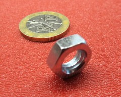 Zinc Plate Steel Grade 2 Hex Nut, RH 5/16″-18 x 3/16″ Height x 1/2″ W 300 Pcs