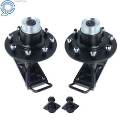Shipping Container Wheels 8×6.5 Lug Bolt-On Spindle Kit with Handle