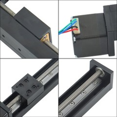 200mm T6×1 Mini Linear Rail Module LeadScrew Stage Actuator With NEMA11 Stepper