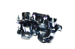 (10) 3/8″-16 x 7/16″ – 4 PRONG- TEE NUTS (T Nuts) ZINC *Larger Qty in our store*
