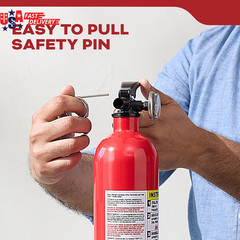 , FA110G, Multi Purpose Fire Extinguisher for Home, Office, Dorm, Residential, 1