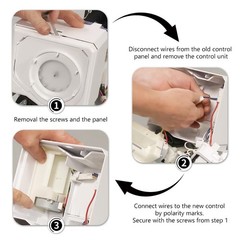 GYOFFULL WPW10196393 Refrigerator Air Damper Control Assembly Compatible…