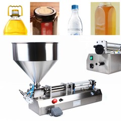 100-1000ml Paste Liquid Piston Filler Heating Filling Machine Single Nozzle 110V