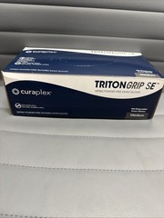 TRITONGRIP SE Gloves, Blue Nitrile, Powder Free Size Medium Case of 1000 Gloves