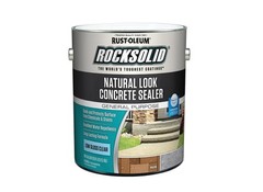 Rust-Oleum 317928 RockSolid Natural Look Concrete Sealer, 1 Gal., Clear