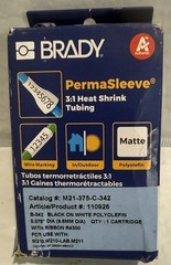 Brady M21-375-C-342 Heat Shrink Tubing For M210, M210-LAB, M211, BMP21-PLUS More