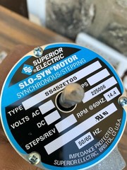 Superior Electric SS452ETG5 Slow Syn Motor Synchronous Stepping 208-240V USA