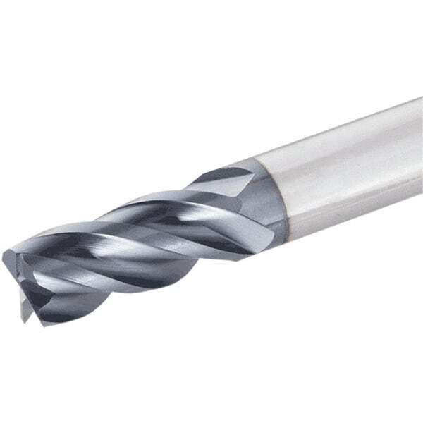 Iscar 5667184 Carbide Corner Radius End Mill: 3/4″ Diam, 1-1/2″ LOC, 4 Flute