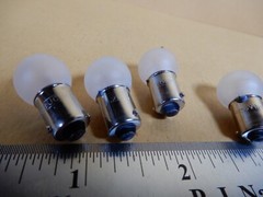Hosobuchi 4-6V 1.2A Frosted Lens Lamp Bulbs Possibly OP2101 Hardness Tester? (4)