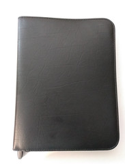 Day-Timer Black Zippered Planner Cover Organizer 8″x10.5″ 7 ring, NICE!