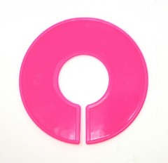 Pink and Blue Round Plastic Blank Rack Size Dividers – Multi-Pack
