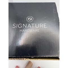 Signature Hardware 3-1/2 Drain and Flange Set Stainless Steel