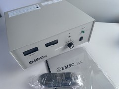 EMSC EM150hpv 150W Xenon Arc Lamp PSU w/ Dented Case See Pic- Working See Desc
